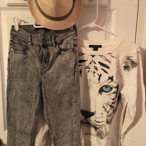 Express High-Waisted Skinny Jeans
